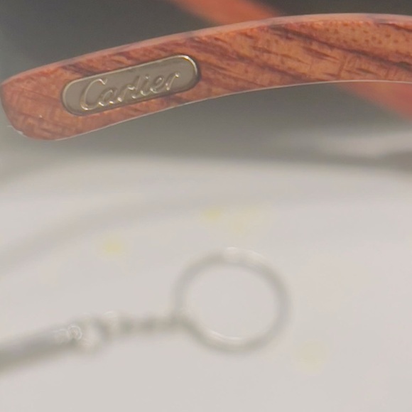 Cartier Cross Brown Sunglasses - Picture 10 of 11